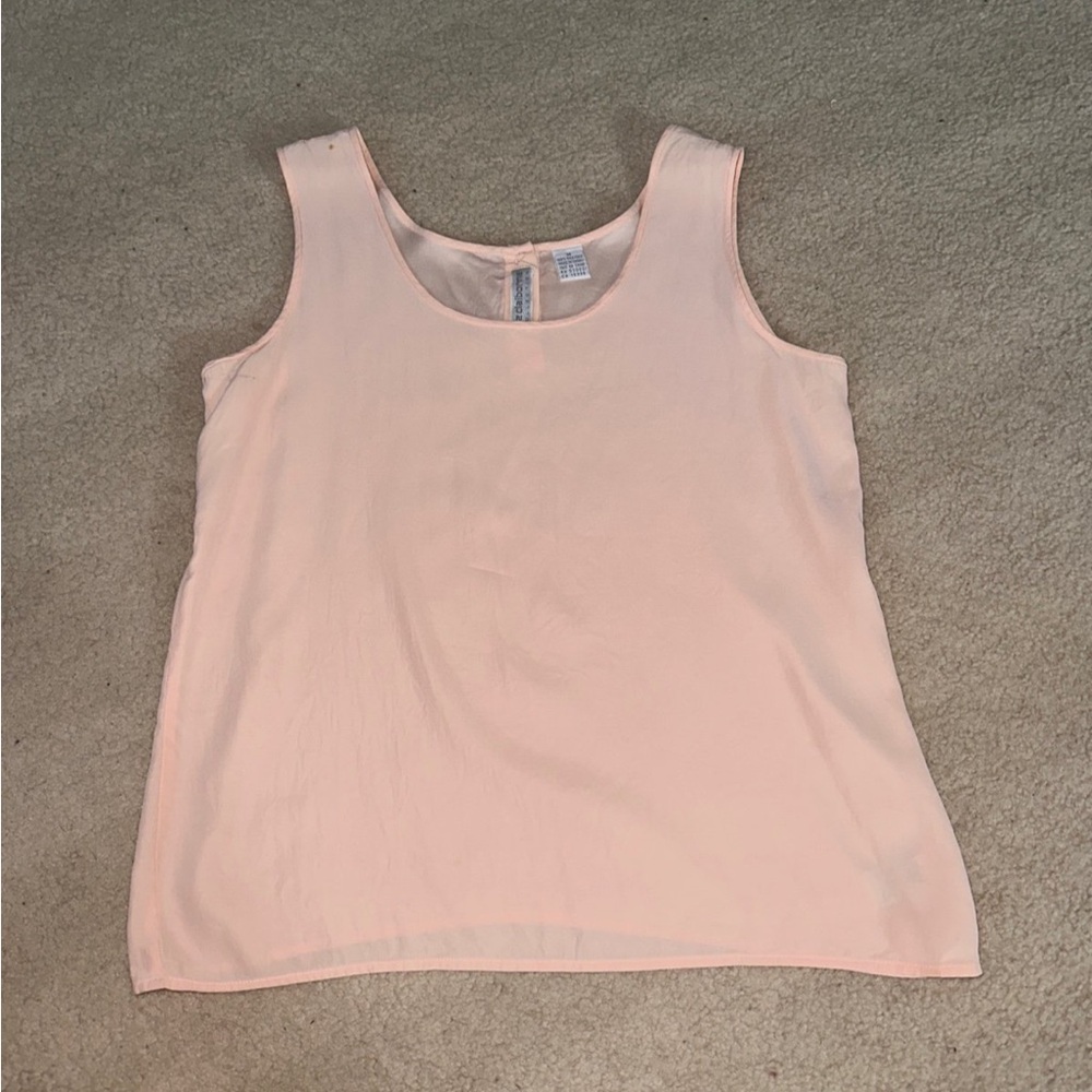 Liz Claiborne 100% silk sleeveless blouse